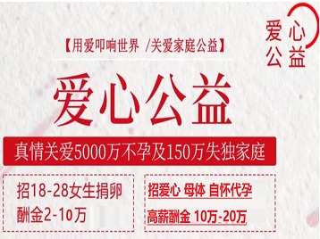 双城捐卵助孕生子 爱心志愿者招募